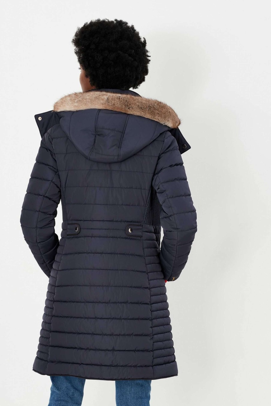 Apparel * | Joules Blue Cherington Caldecott Update Coat Fashion