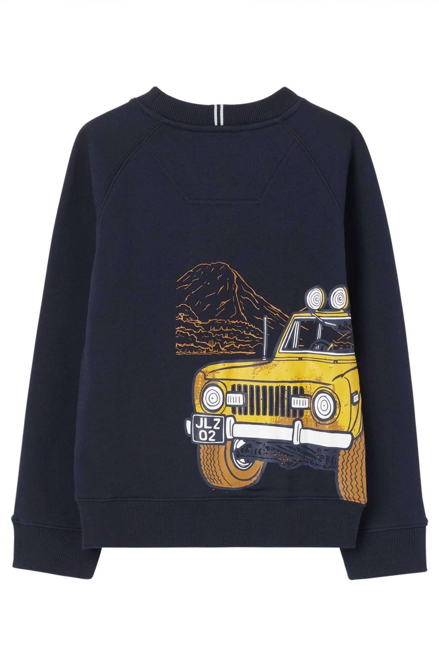 Apparel * | Joules Blue Ventura Artwork Crew Neck Sweatshirt Gift Selection