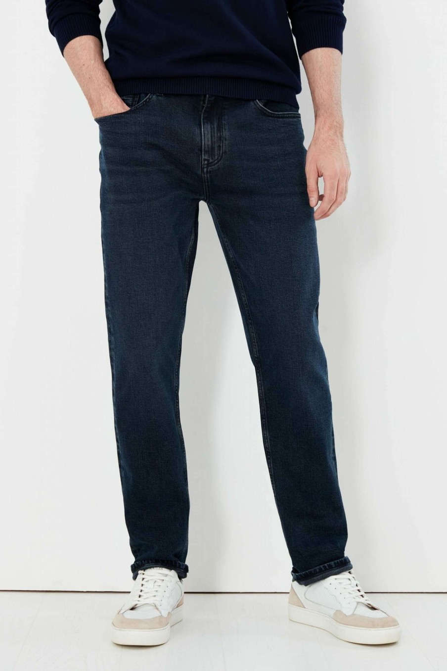 Apparel * | Joules The Oakham Slim Fit Blue Denim 5 Pocket Denim Jeans Cut Price