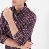 Apparel * | Joules Blue Abbott Classic Long Sleeve Classic Fit Peached Poplin Shirt Cut Price