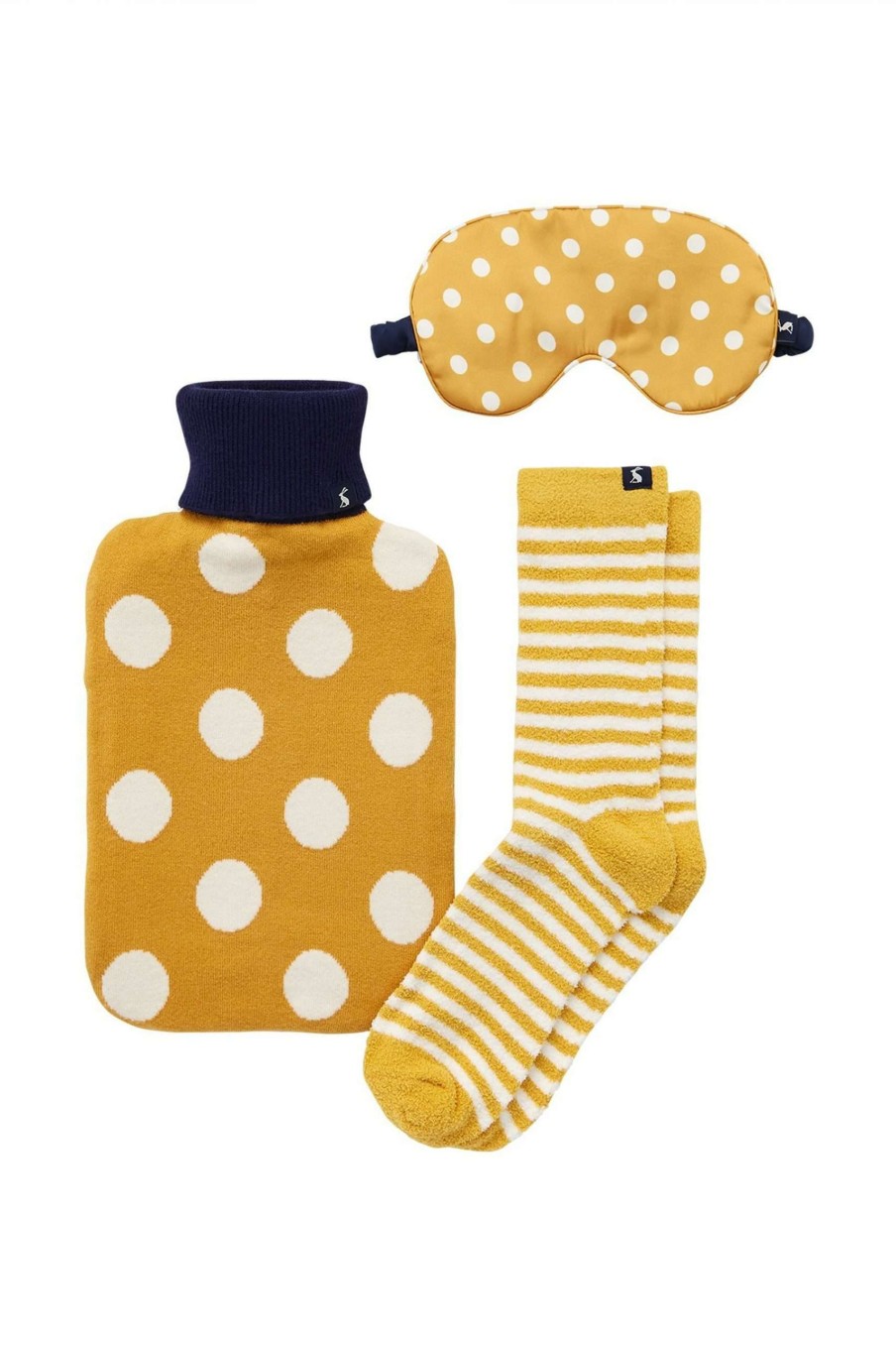 Accessories * | Joules Yellow Cosydale Hotwater Bottle, Sock, Eyemask Set Online Store