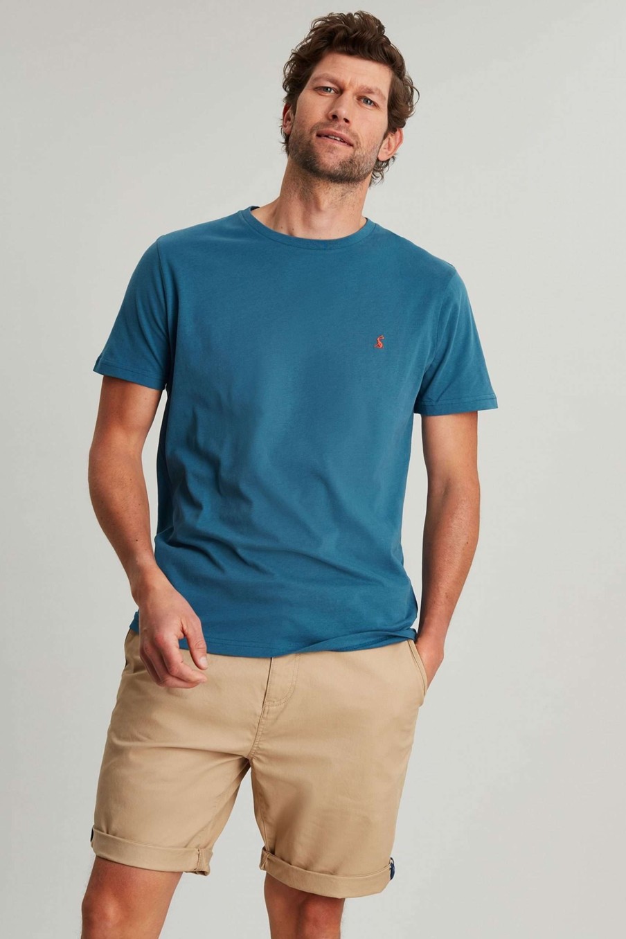 Apparel * | Joules Blue Denton Colour T-Shirt Limited Edition