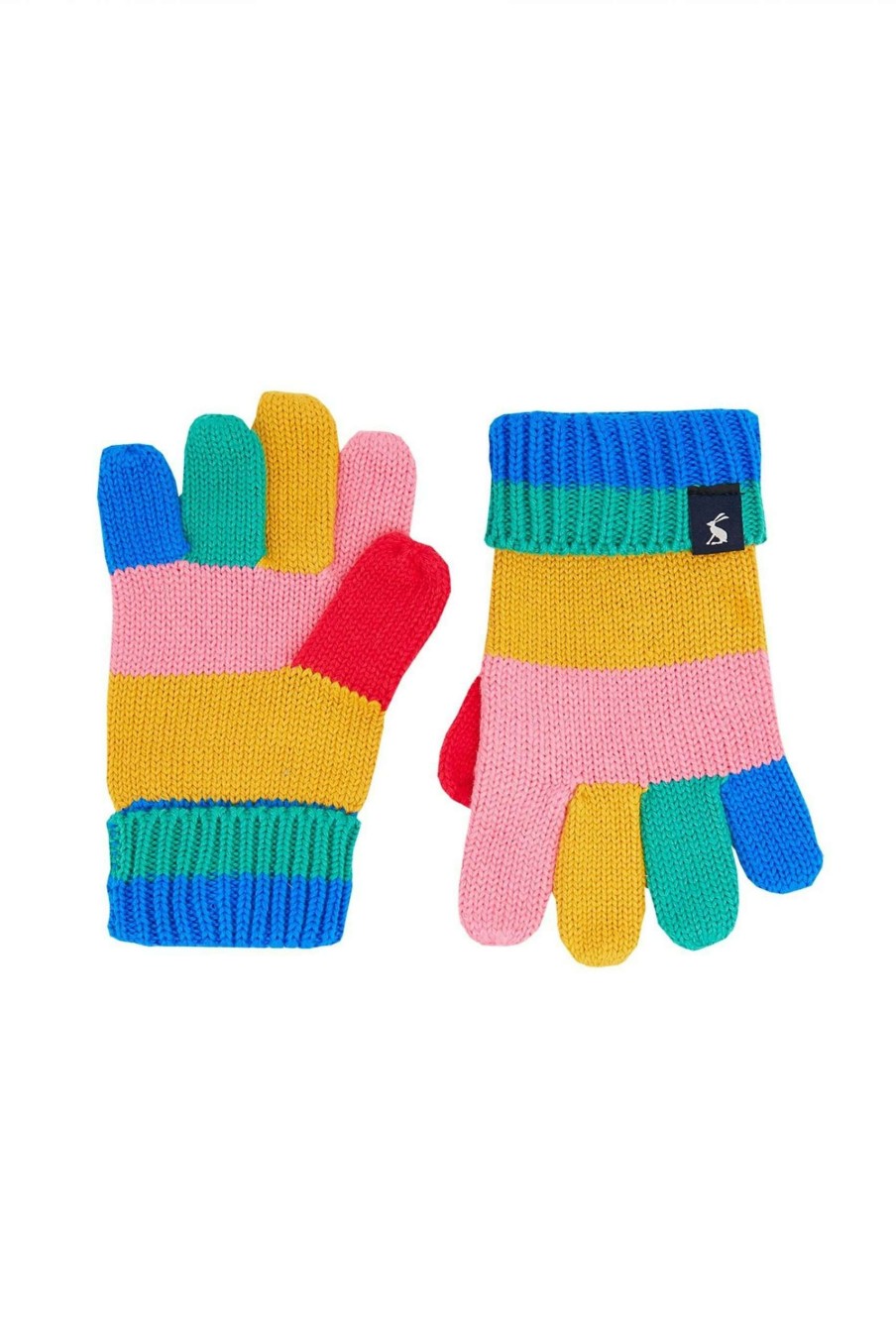 Accessories * | Joules Hedly Multi Colourblock Gloves Top Selling