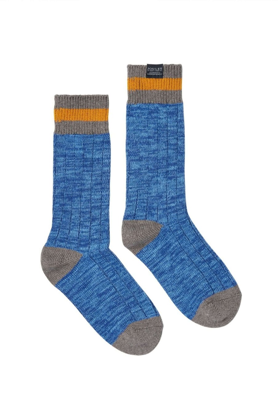 Accessories * | Joules Blue Chunky Socks Opening Sales