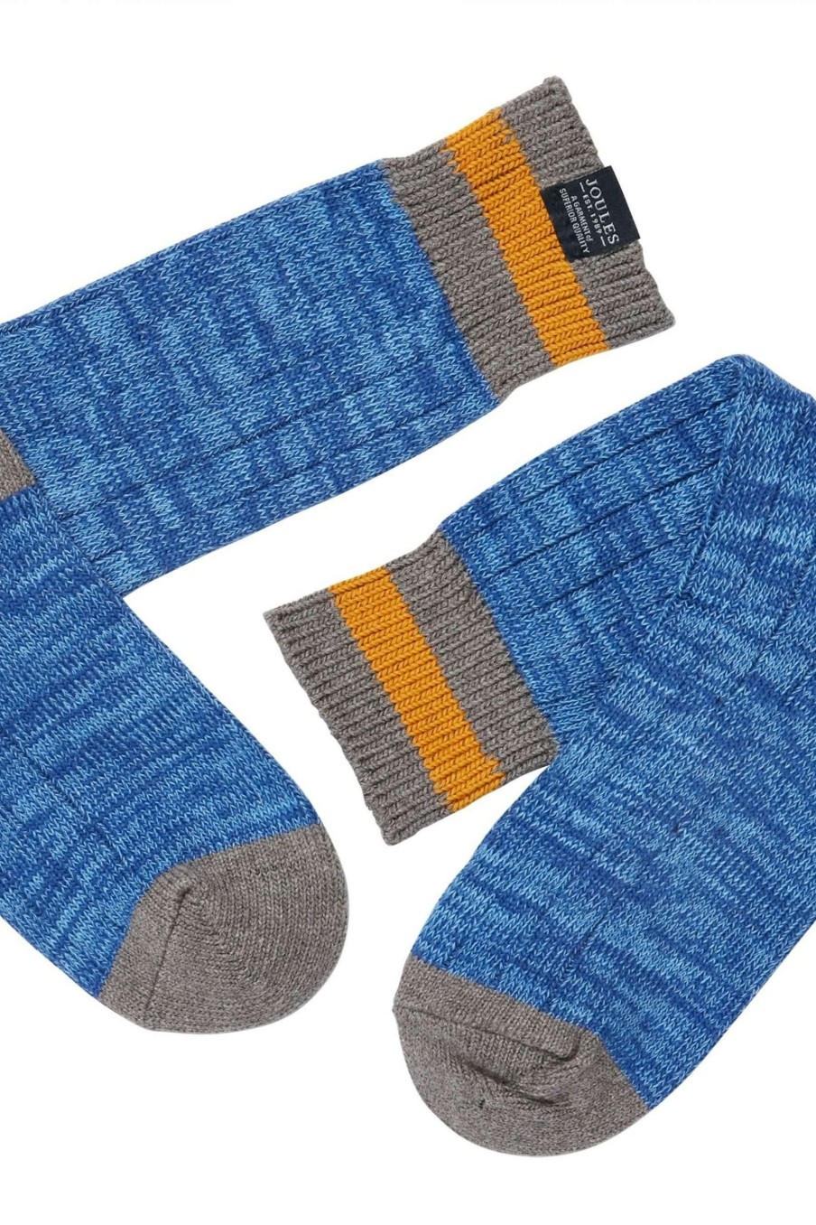 Accessories * | Joules Blue Chunky Socks Opening Sales