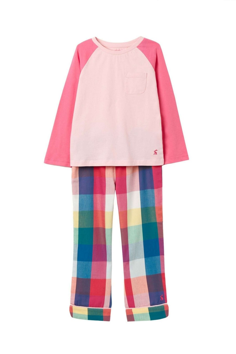 Accessories * | Joules Blue Goodnight Jersey And Woven Set Online Sales