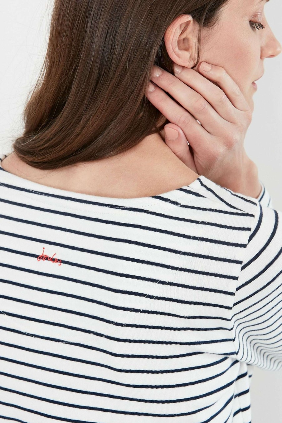 Apparel * | Joules Harbour Striped Long Sleeve T-Shirt Online Store