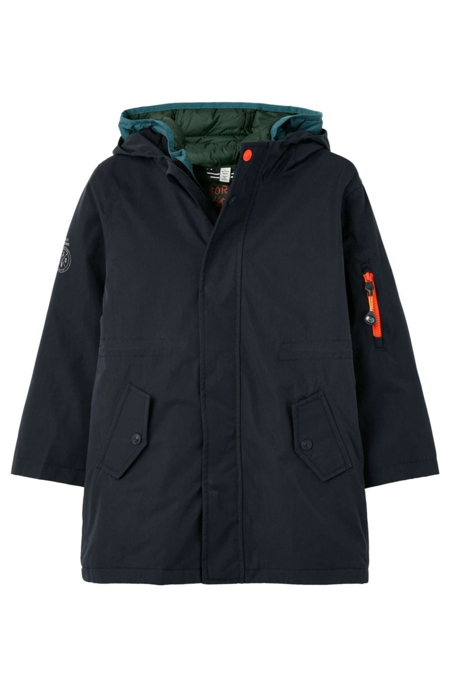 Apparel * | Joules Blue Hudson Three-In-One Jacket Closeout Sale