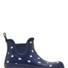 Accessories * | Joules Blue Wellibob Short Height Printed Wellies Clearance Sale