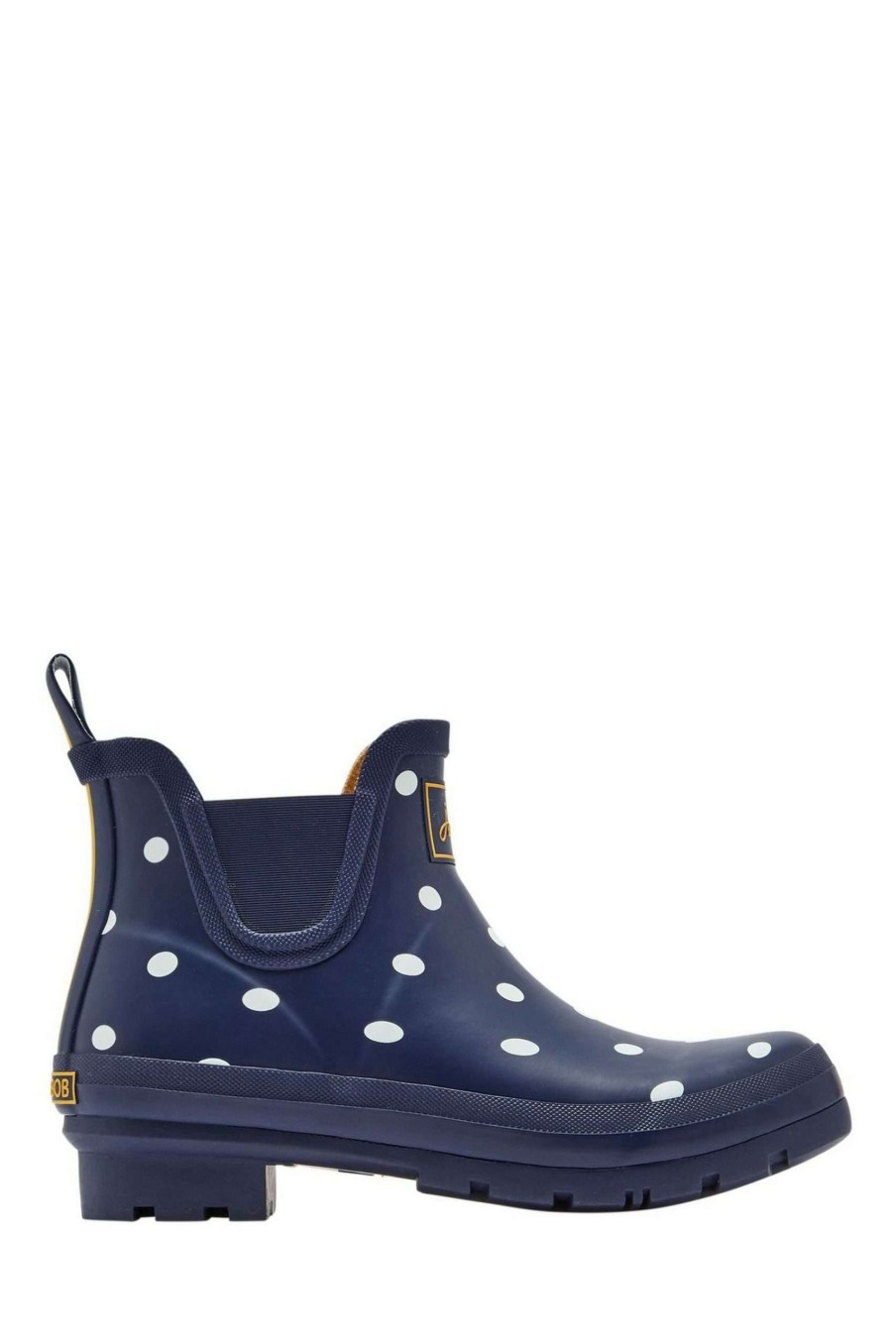 Accessories * | Joules Blue Wellibob Short Height Printed Wellies Clearance Sale