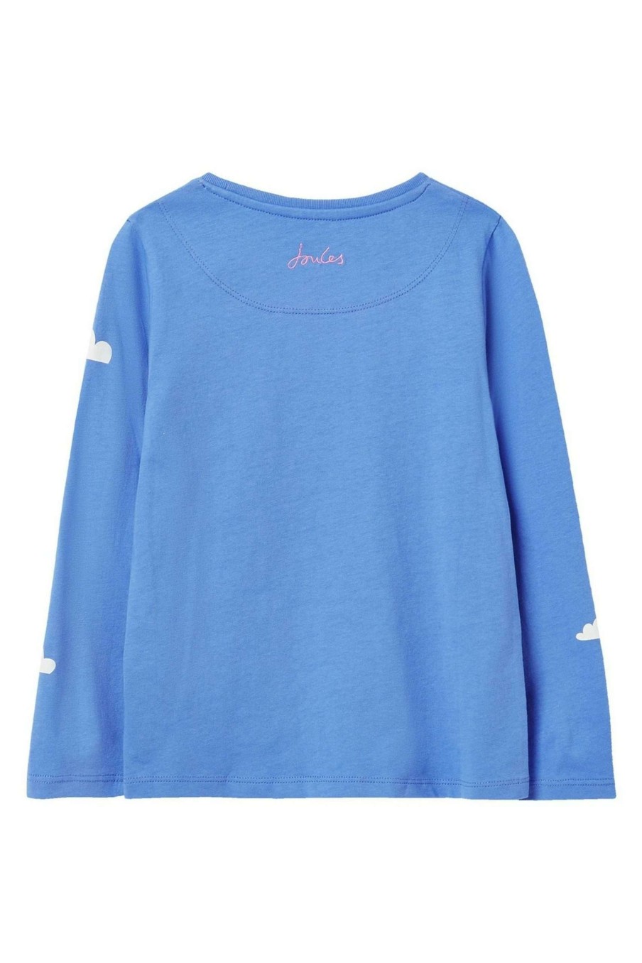 Apparel * | Joules Blue Bessie Long Sleeve Screenprint T-Shirt Limited Edition