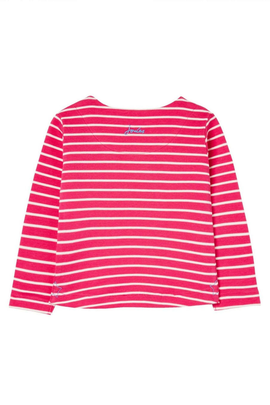 Apparel * | Joules Pink Harbour Artwork Organically Grown Cotton Top Gift Selection