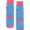 Accessories * | Joules Blue Fluffy Socks Discounts