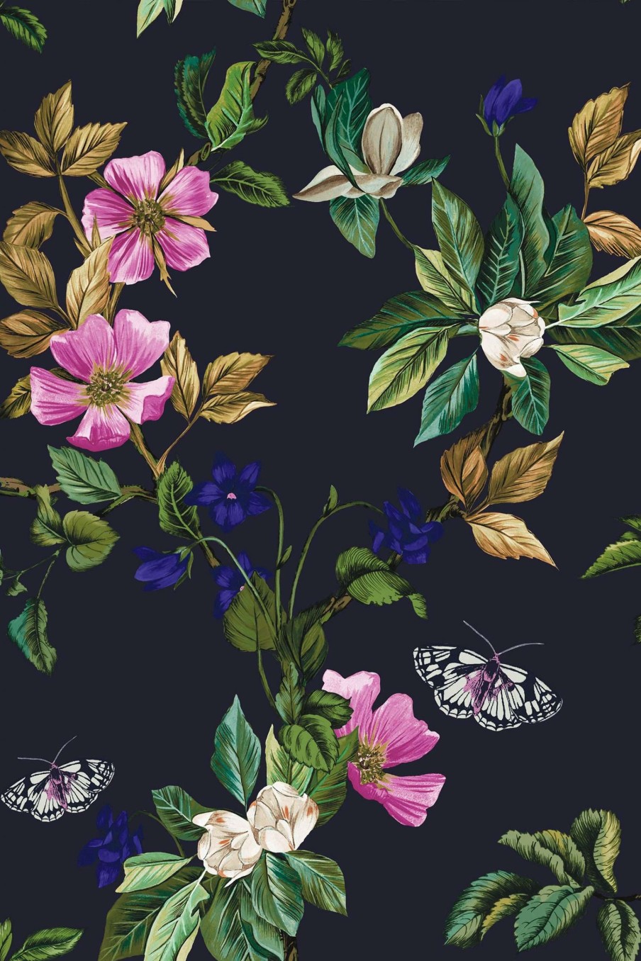 Accessories * | Joules Wakerley Woodland Floral Wallpaper Hot Selling