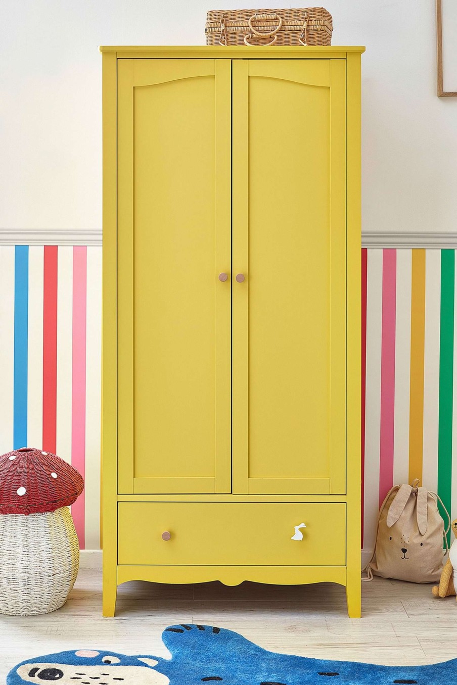 Accessories * | Joules Country Critters Chunky Stripe Wallpaper Limited Edition