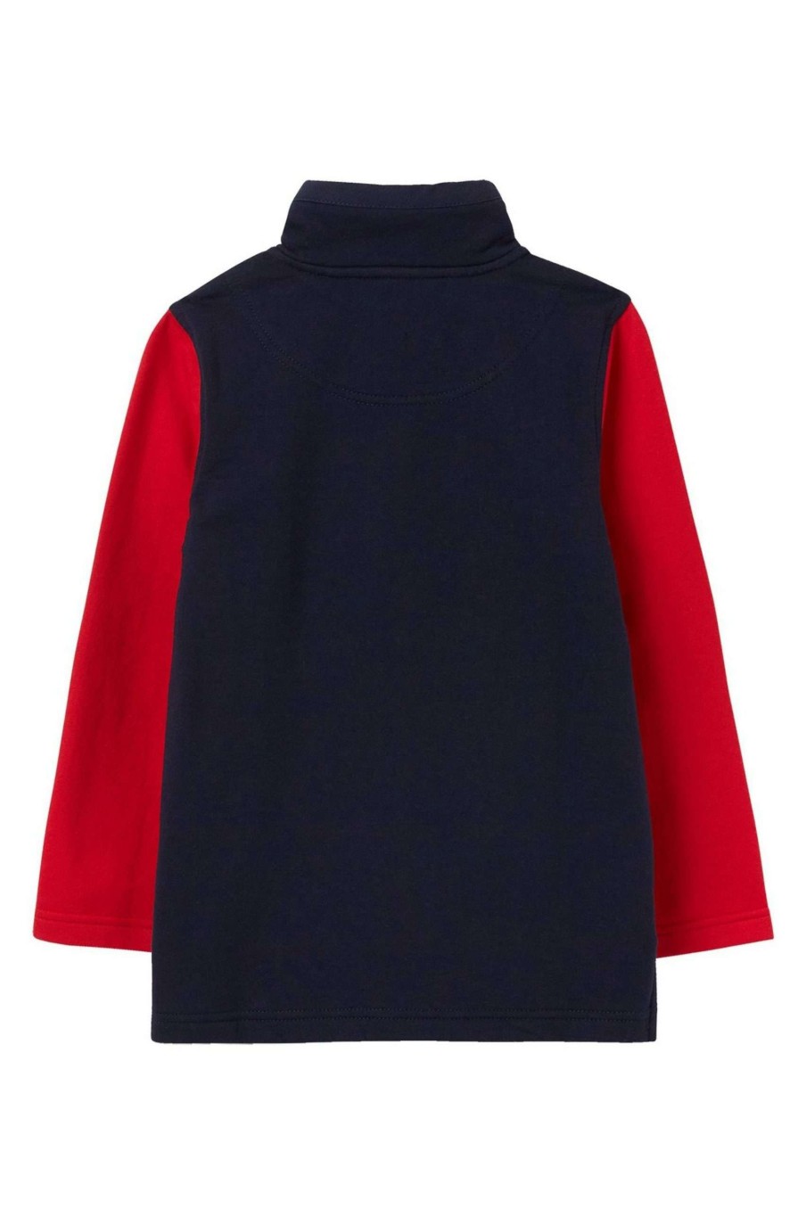 Apparel * | Joules Blue Dale Colourblock Overhead 1/2-Zip Sweatshirt Exclusive Design