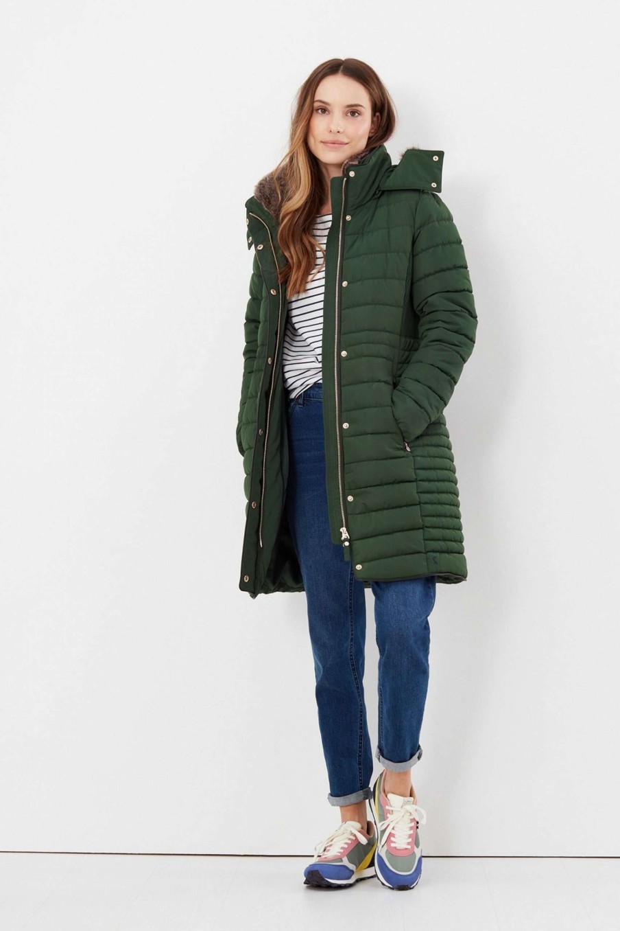 Apparel * | Joules Green Cherington Caldecott Jacket Promotion