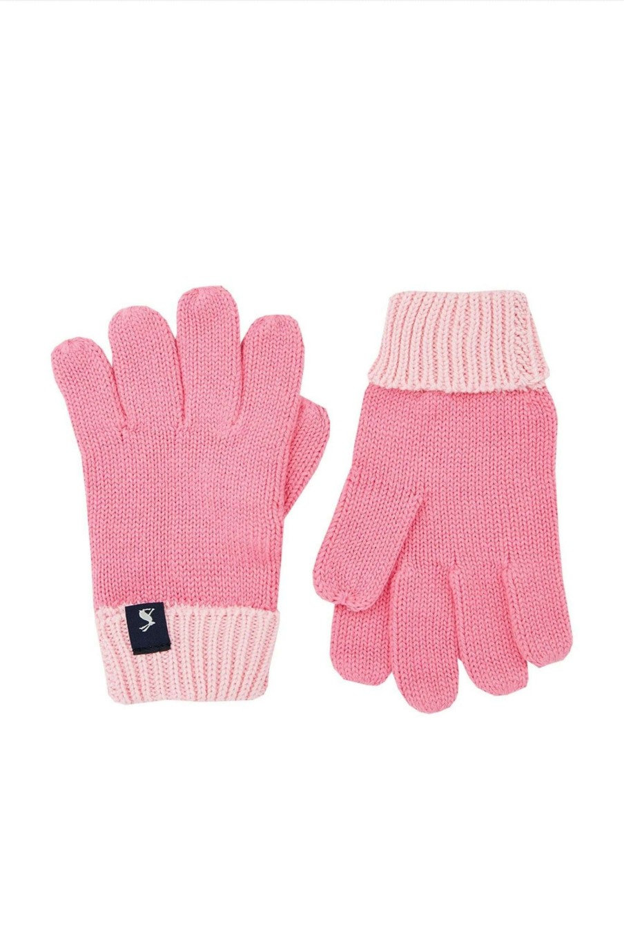 Accessories * | Joules Pink Hedly Colourblock Gloves Limited Edition