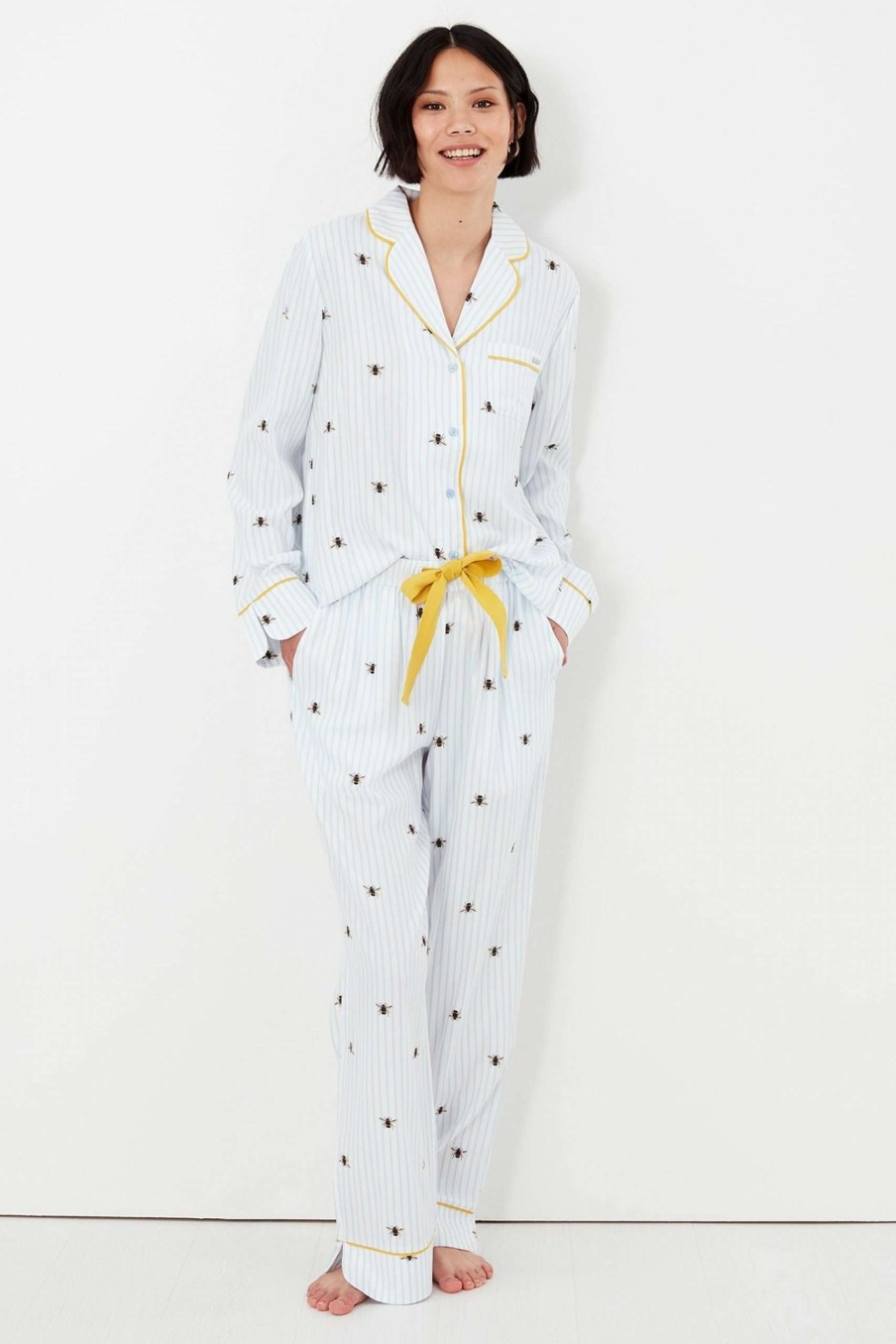 Accessories * | Joules Blue Sleeptight Light Pyjama Set Excellent Quality