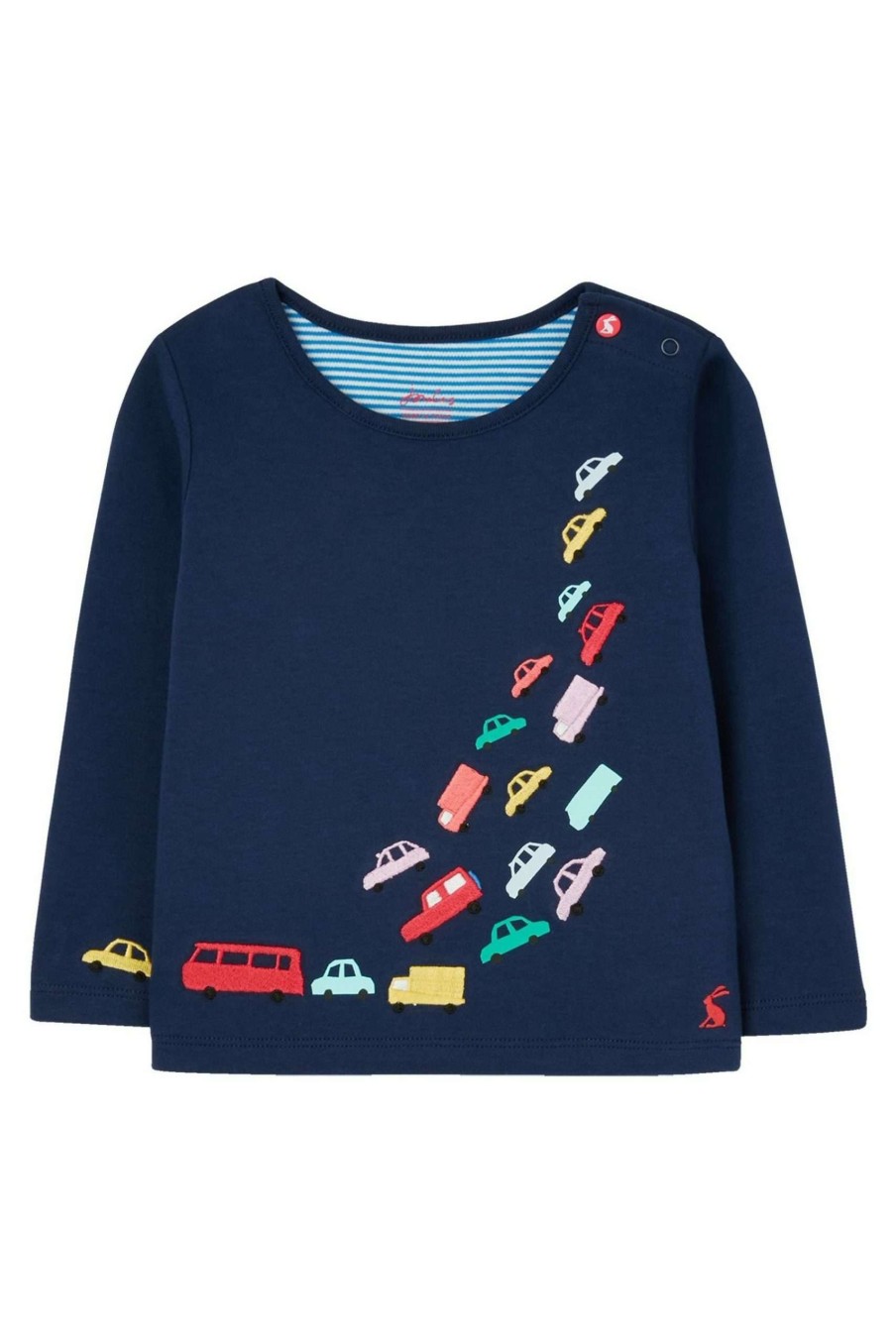 Apparel * | Joules Blue Tate Artwork Long Sleeve T-Shirt Fashion