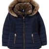 Apparel * | Joules Blue Gosling Padded Coat Clearance Sale