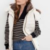 Apparel * | Joules White Whitlow Furlton Jacket Opening Sales