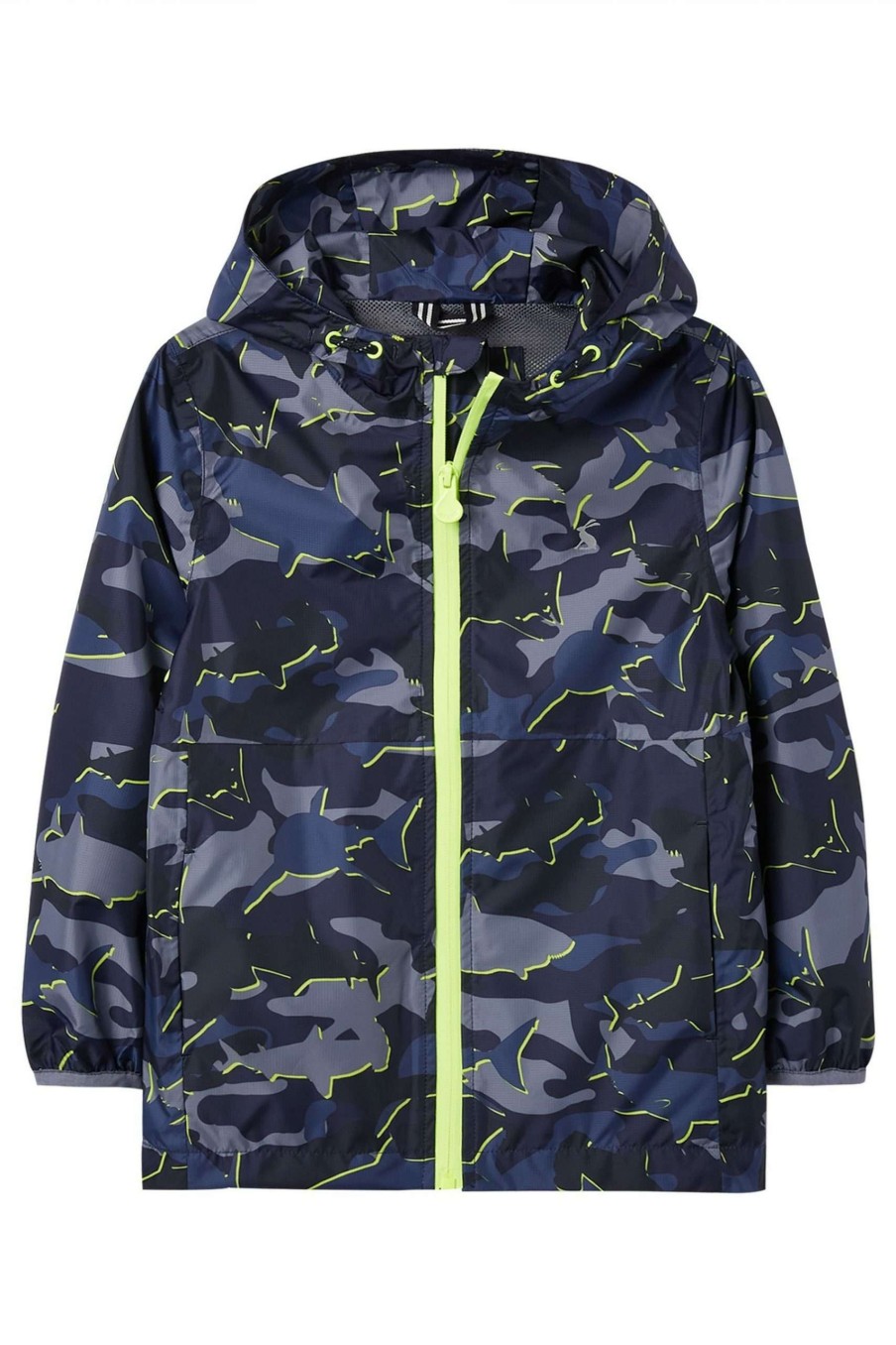 Apparel * | Joules Blue Arlow Waterproof Recycled Packable Jacket Latest Fashion