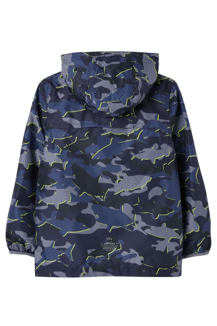 Apparel * | Joules Blue Arlow Waterproof Recycled Packable Jacket Latest Fashion