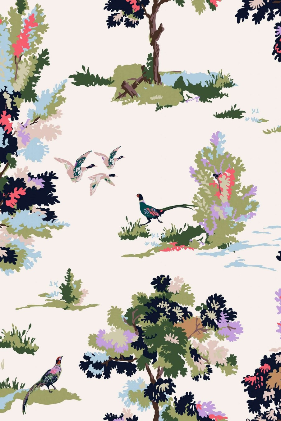 Accessories * | Joules Woodland Scene Wallpaper Quick Delivery