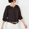 Apparel * | Joules Talia Pop Over Blouse Clearance Sale