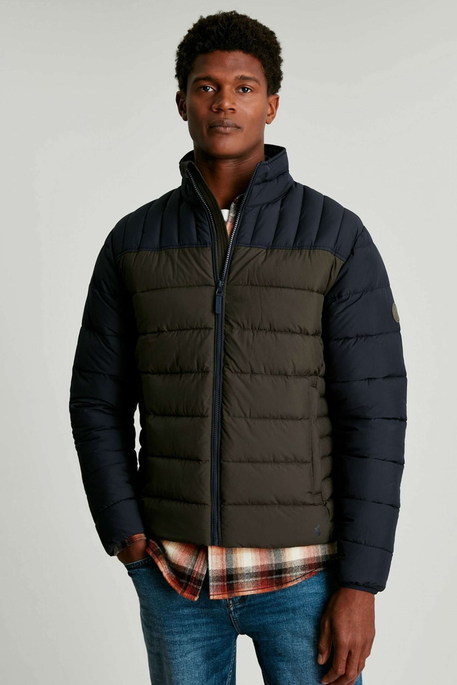 Apparel * | Joules Green Go To Padded Jacket Online Store