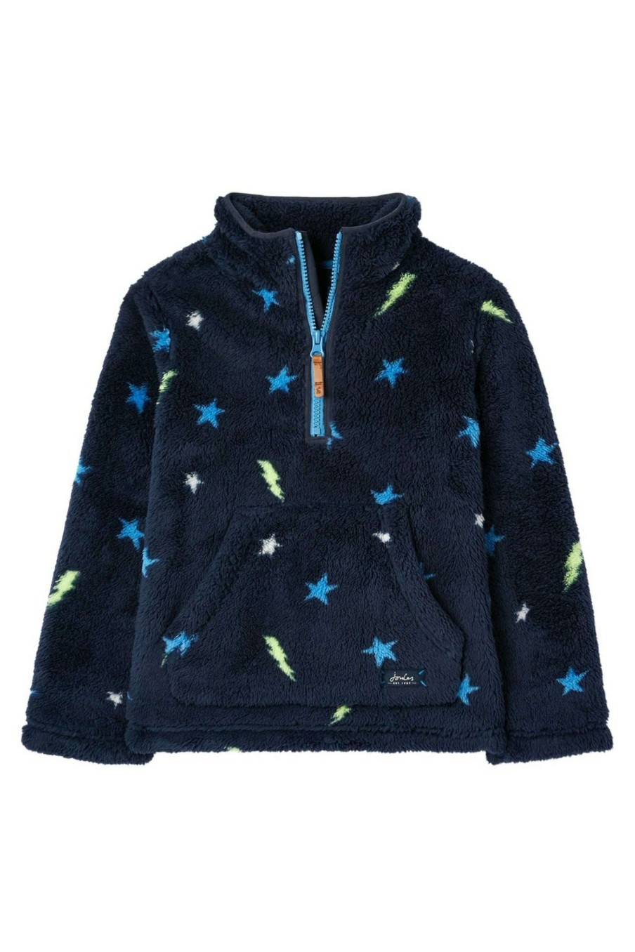 Apparel * | Joules Blue Woozle Overhead Fleece Latest Fashion