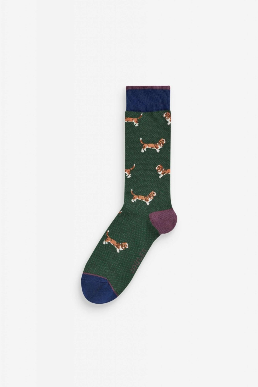 Accessories * | Joules Blue Striking Socks 3Pk Cotton Socks Special