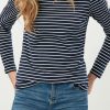 Apparel * | Joules Harbour Blue Long Sleeve Jersey Top Hot Selling