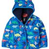 Apparel * | Joules Blue Jessie Printed Padded Jacket Unique