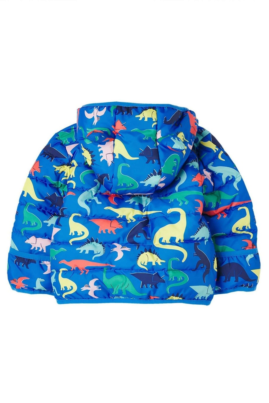 Apparel * | Joules Blue Jessie Printed Padded Jacket Unique