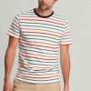 Apparel * | Joules Boathouse Stripe White T-Shirt Classical