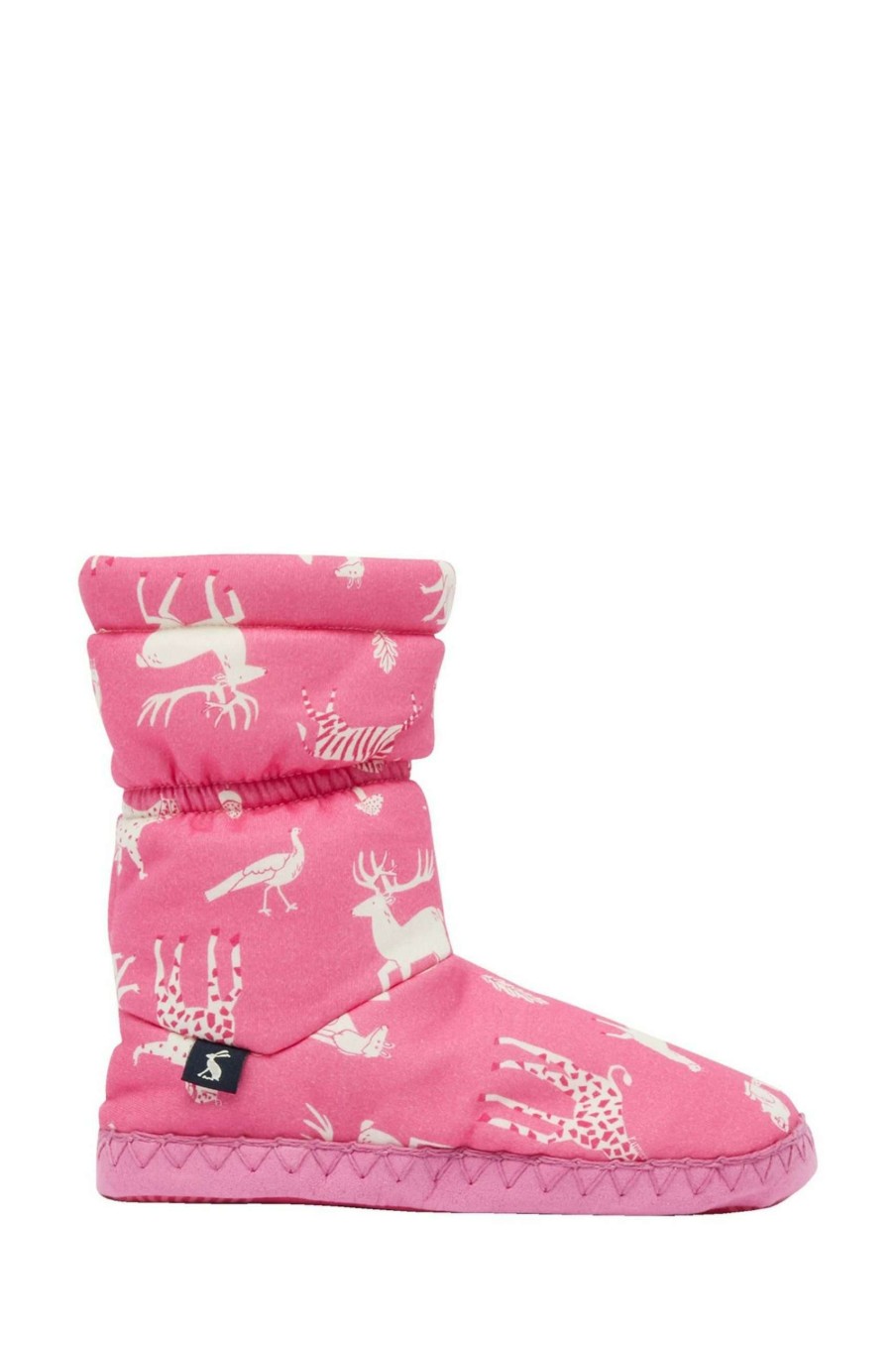 Accessories * | Joules Pink Padabout Slipper Socks Clearance Sale