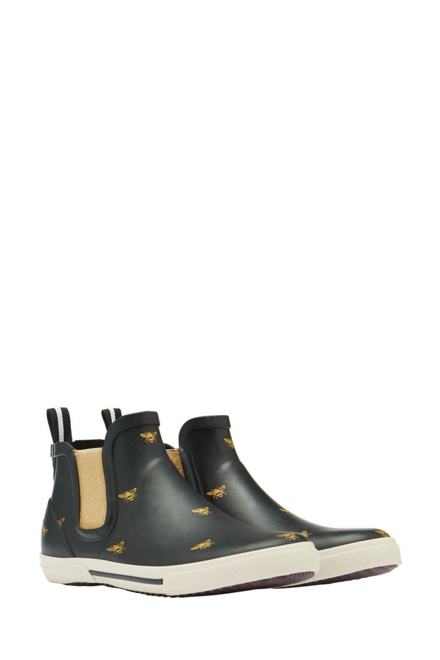 Accessories * | Joules Black Rainwell Sneaker Wellies Hot Selling