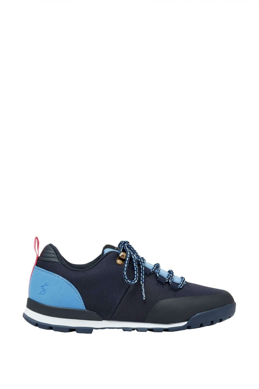 Shoes * | Joules Blue Ramble Waterproof Hiking Trainers Hot Selling