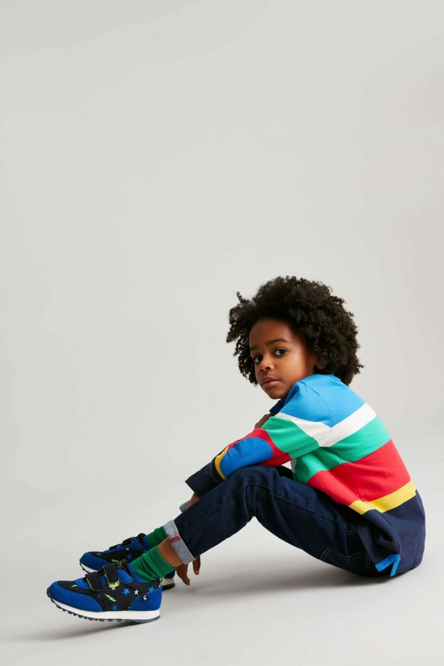 Apparel * | Joules Captain White Stripe Overhead 1/2-Zip Sweatshirt Free Delivery