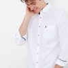 Apparel * | Joules White Classic Fit Coloured Oxford Shirt Promotion