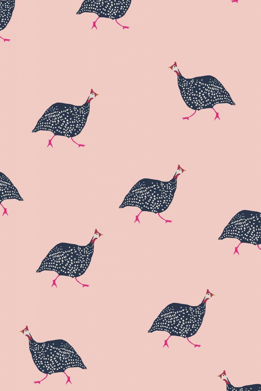 Accessories * | Joules Guinea Fowl Wallpaper Online Sales