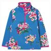 Apparel * | Joules Blue Fairdale Printed Half Zip Sweatshirt Fashion