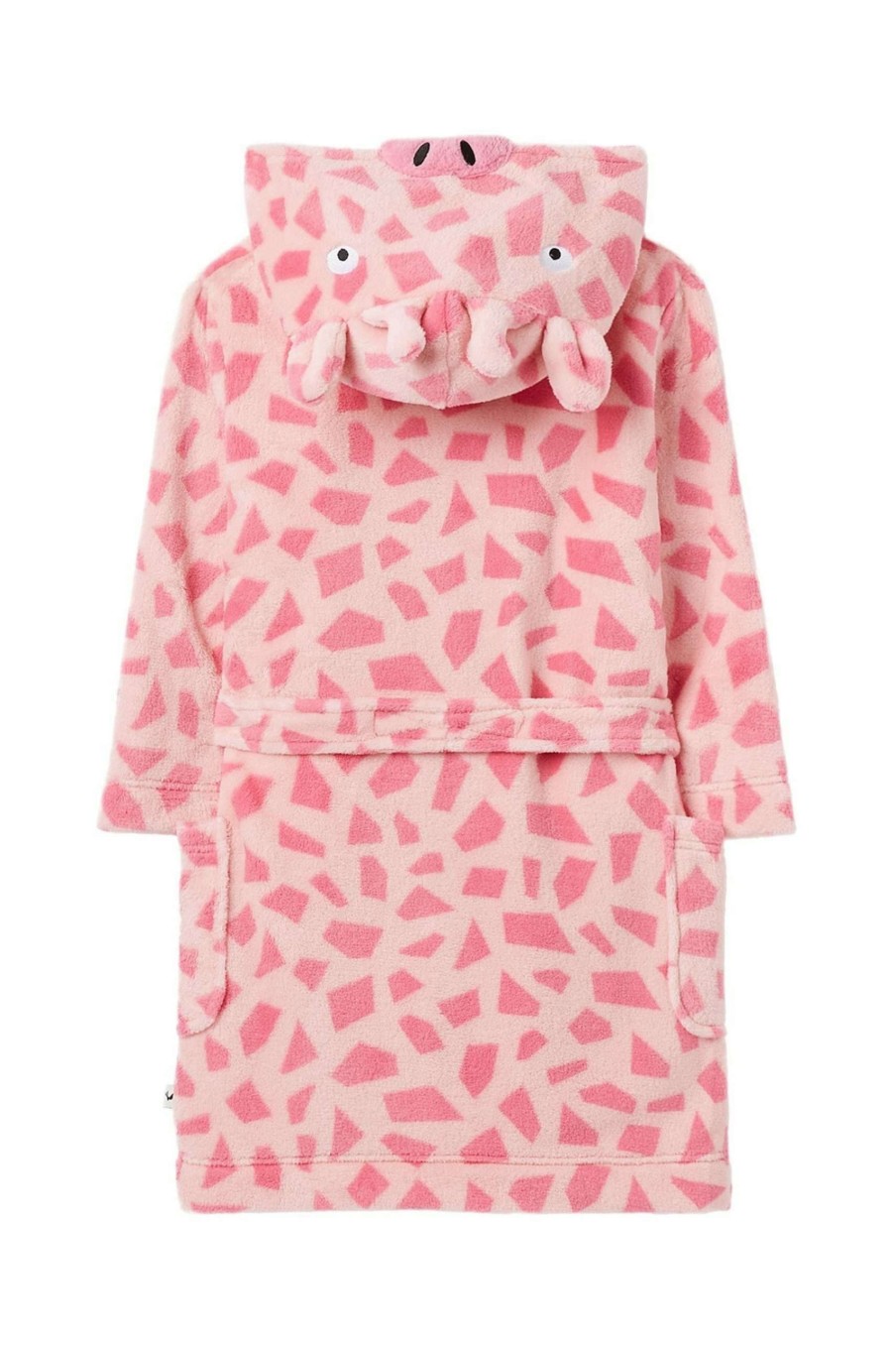 Apparel * | Joules Pink Lazydays Teddy Dressing Gown Cut Price