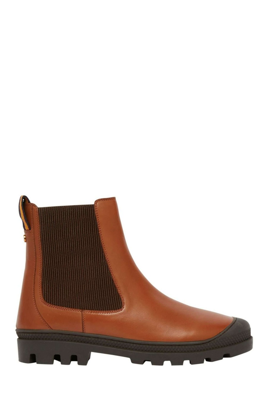 Shoes * | Joules Brown Carnaby Chunky Chelsea Boots Quick Delivery