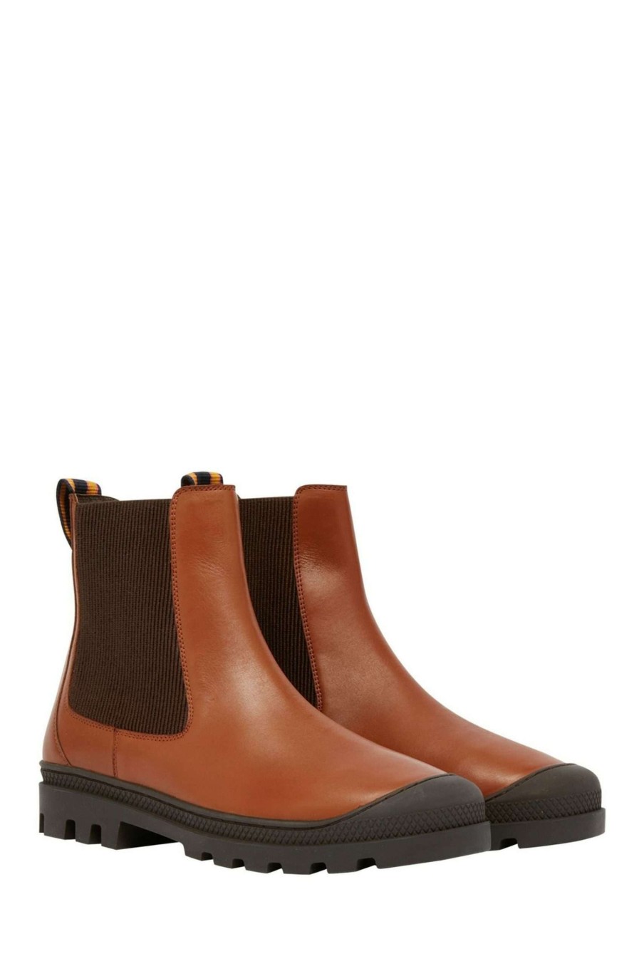 Shoes * | Joules Brown Carnaby Chunky Chelsea Boots Quick Delivery