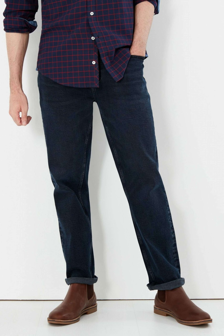 Apparel * | Joules Blue The Foxton Classic Fit Denim 5 Pocket Denim Jeans Limited Edition