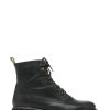 Shoes * | Joules Highbridge Black Lace Up Leather Boots Online Sales