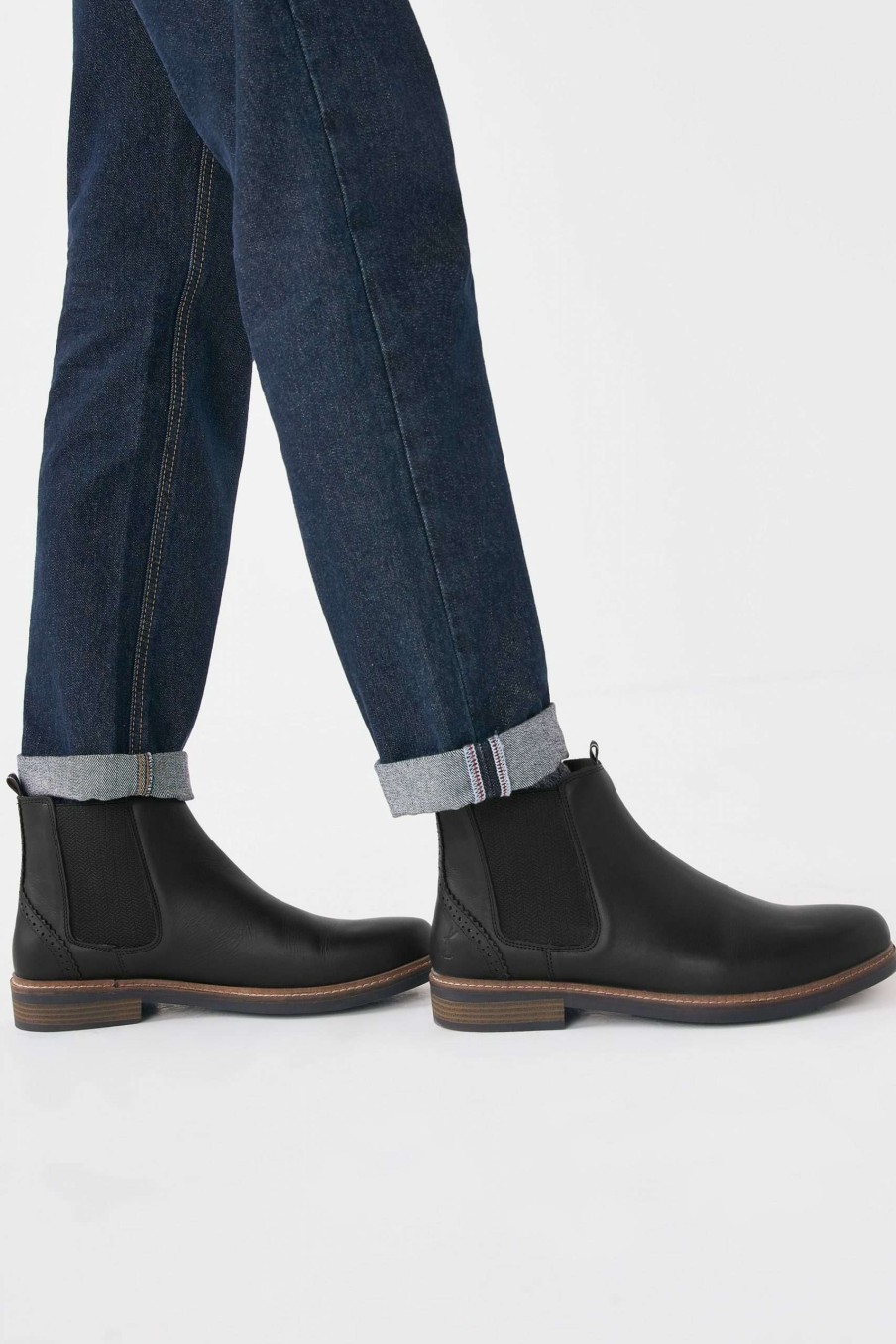 Shoes * | Joules Black Chelsea Boots Closeout Sale